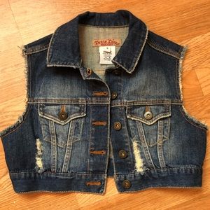 Paris Blues Sleeveless Jean Jacket